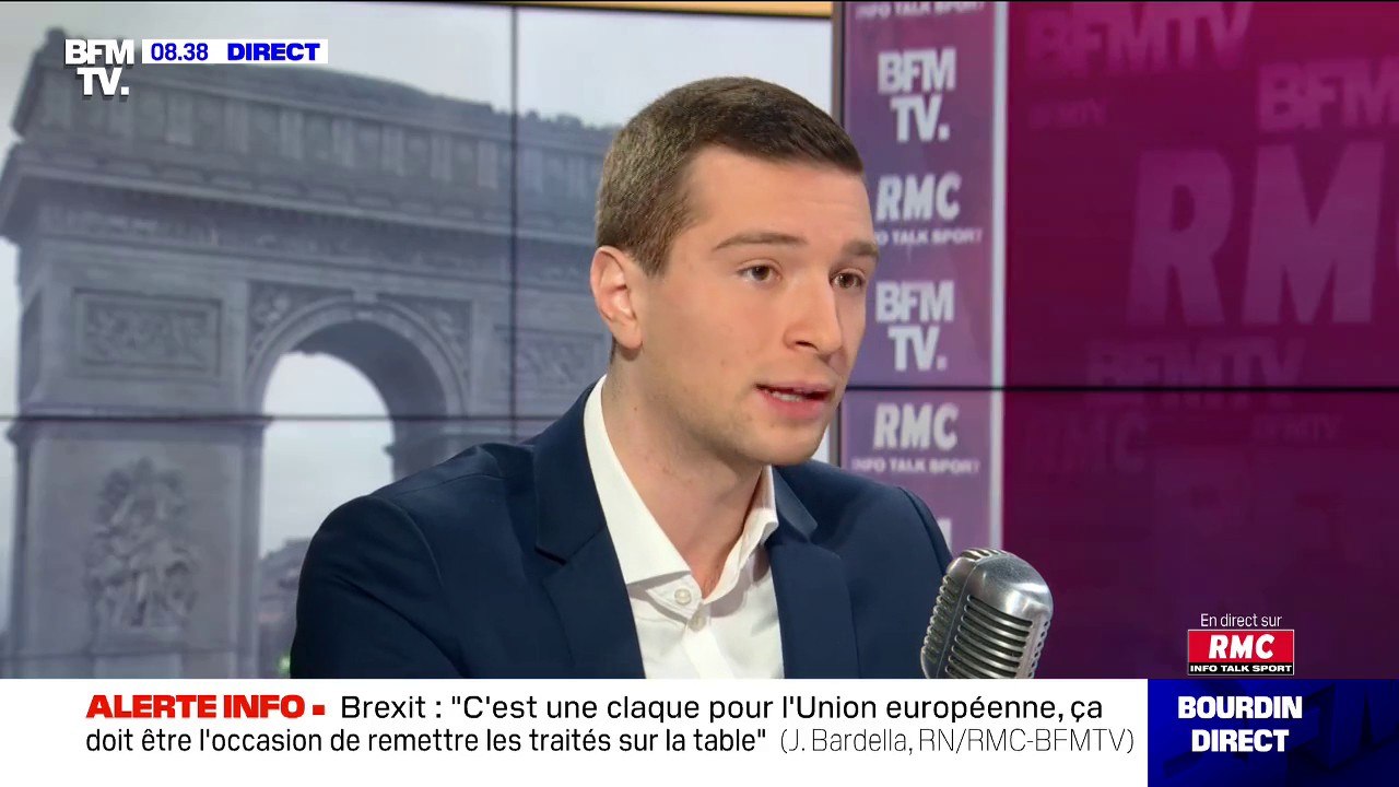 "L'Union européenne est morte, vive l'Europe." Pour Jordan Bardella, il faut "tout changer, sans rien détruire" sur le modèle de construction européenne