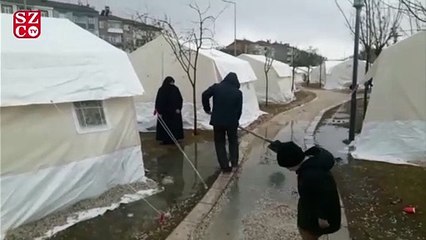 Elazığ'daki çadır kent