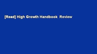 [Read] High Growth Handbook  Review