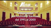 Tutti i vincitori del Festival di Sanremo dal 1991 al 2000