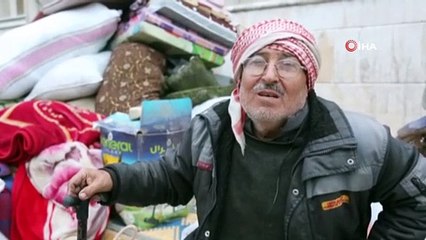 - Bombardımandan kaçan ailenin kalacak yeri bile yok