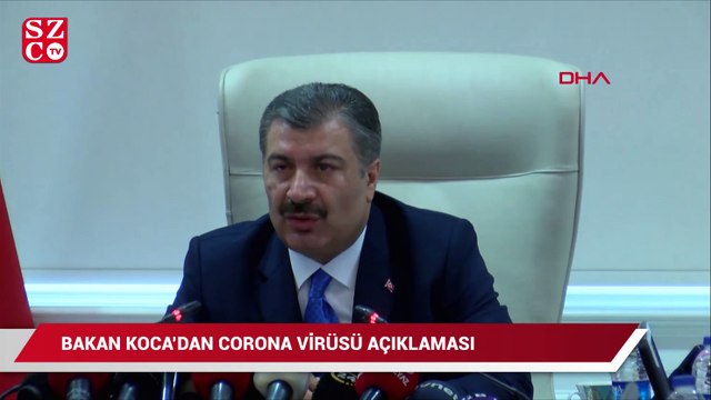 Bakan Koca’dan corona virüsü açıklaması