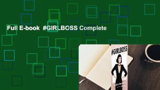 Full E-book  #GIRLBOSS Complete