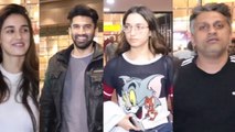 Spotted Aditya Roy Kapur,Disha Patani,tamannaah bhatia And other celebs At The Airport