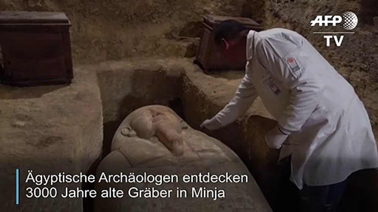 3000 Jahre alte Mumien in Ägypten entdeckt