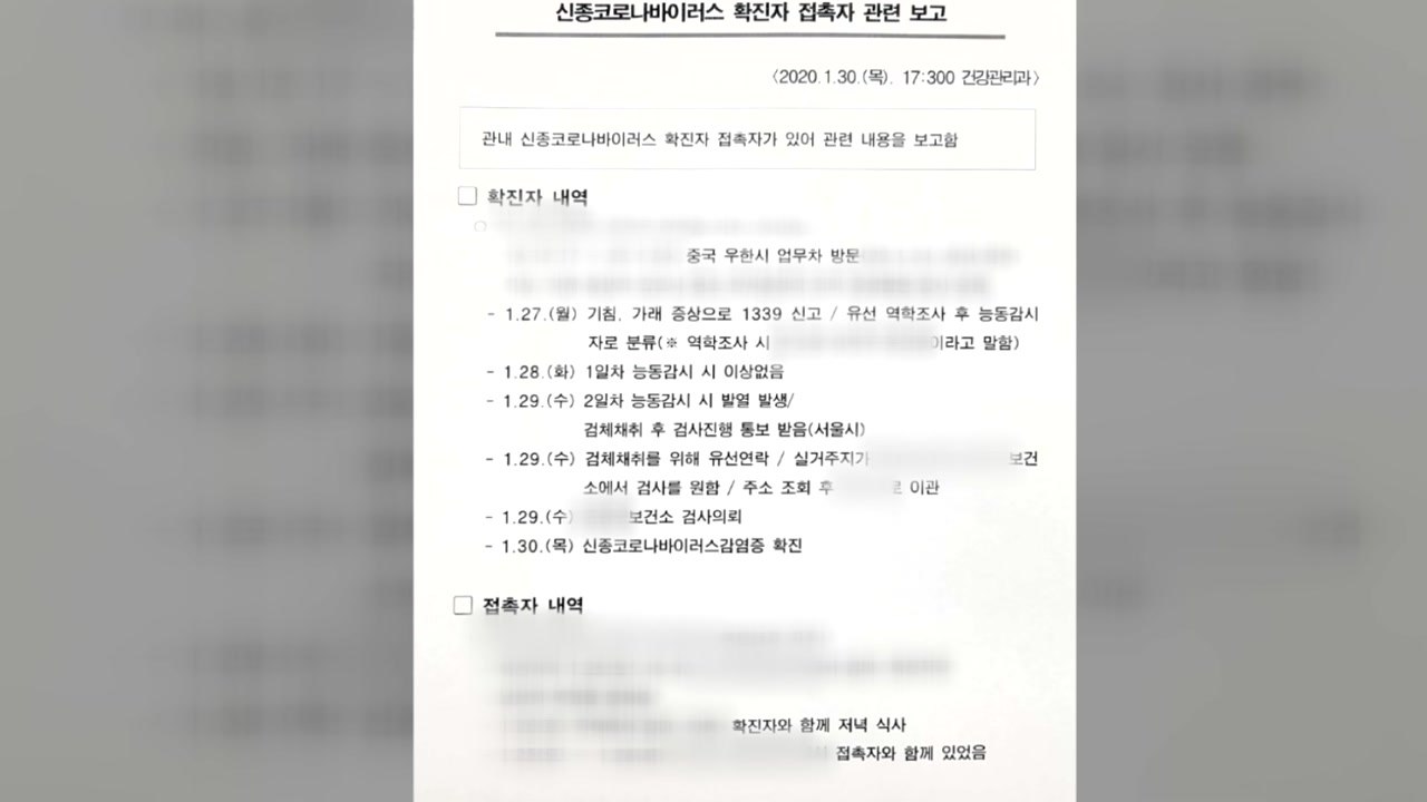 '신종 코로나' 5번 확진자 정보 유출...경찰 수사 의뢰 / YTN