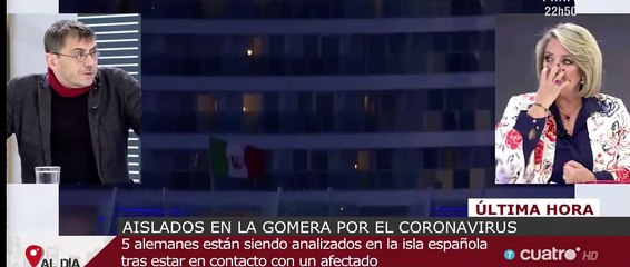 Cuatro al día: El miserable Monedero desprecia a Ana Rosa Quintana "por rica" en otro programa