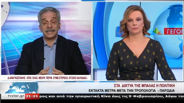 O Επικφαλής της Μειοψηφίας του Περιφερειακού Συμβουλίου Στερεάς Ελλάδας, Δημήτρης Αναγνωστάκης στο STAR K.E.