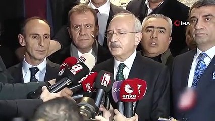 Kılıçdaroğlu açıklama yaptığı sırada deprem oldu