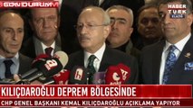 Kılıçdaroğlu konuşurken canlı yayında deprem oldu