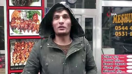 Soğuk hava yerini kar yağışına bıraktı