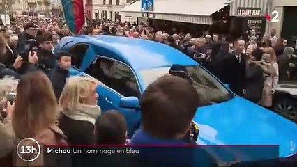 Download Video: Plusieurs centaines de personnes, dont Brigitte Macron, Claude Lelouch et Anny Duperey, étaient présentes dans l'église Saint-Jean de Montmartre pour les obsèques de Michou - VIDEO