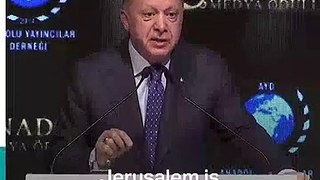 Jerusalem is not for sale' – Turkey's President Erdogan