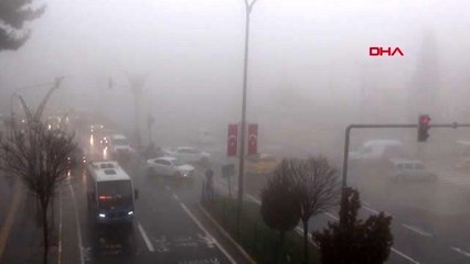 Mardin'de yağış zincirleme kaza getirdi