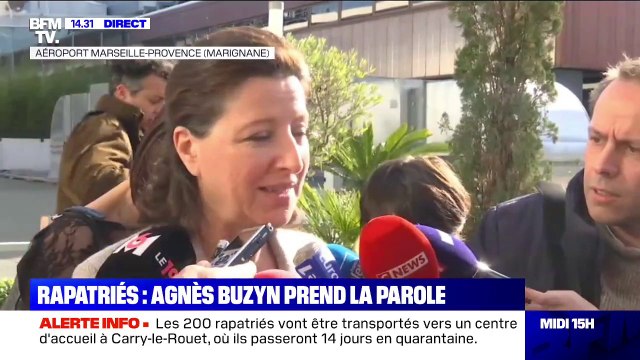 Agnès Buzyn déclare que des tests sont prévus demain pour les français rapatriés de Wuhan
