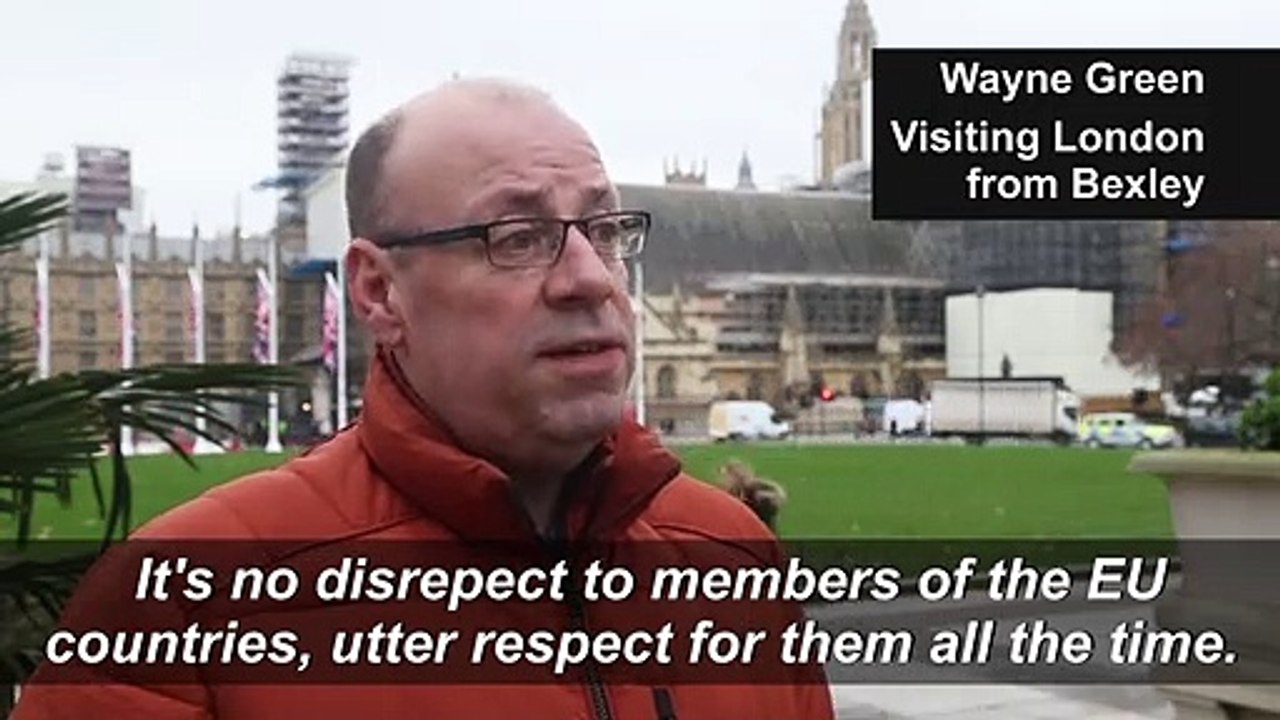 Londoners share their thoughts on Brexit day