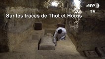 Egypte: découverte de tombes de prêtres des dieux Thot et Horus