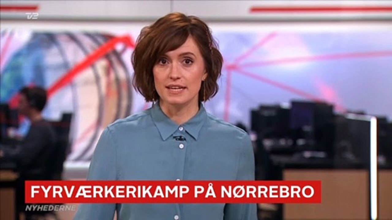 4|17; Indslag om fyrværkeri i DK [Nyhederne kl 18] {27 December 2019} TV2 Danmark