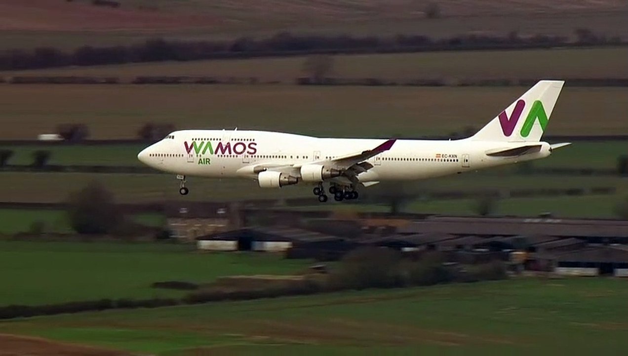 Plane carrying Brits from Wuhan lands at RAF Brize Norton