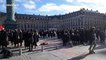 French lawyers try to enter the Ministry of Justice in Paris and burn books outside the building