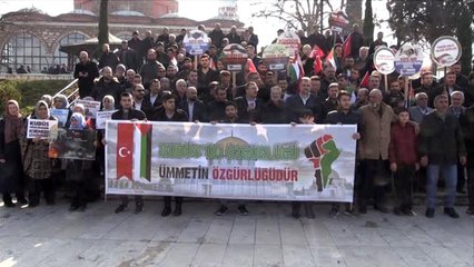 ABD'nin sözde barış planı protesto edildi