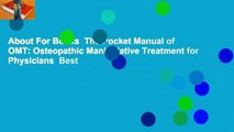 About For Books  The Pocket Manual of OMT: Osteopathic Manipulative Treatment for Physicians  Best