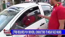 LTFRB requires PUV drivers, conductors to wear face masks