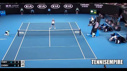 Dominic Thiem vs Alexander Zverev Highlights || AO 2020 SF (HD)