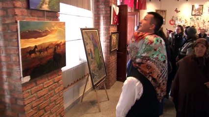 Altındağlı sanatçılar depremzedeler için resmetti