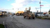 Hatay suriye sınırına askeri sevkiyat devam ediyor