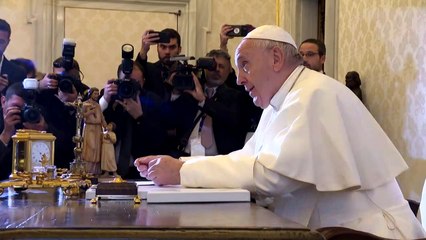 Papa recebe presidente argentino Alberto Fernández