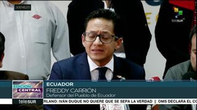 Ecuador:exigen a gob. responsabilizarse por violaciones a DDHH en 2019