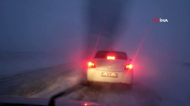 Tipi sürücülere zor anlar yaşattı