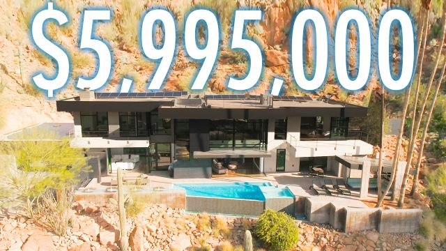 Inside a $6M Desert Mansion With A Mountain In The Backyard