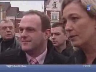 FN - Marine Le Pen et Steeve Briois - F3 - 07/02/2008