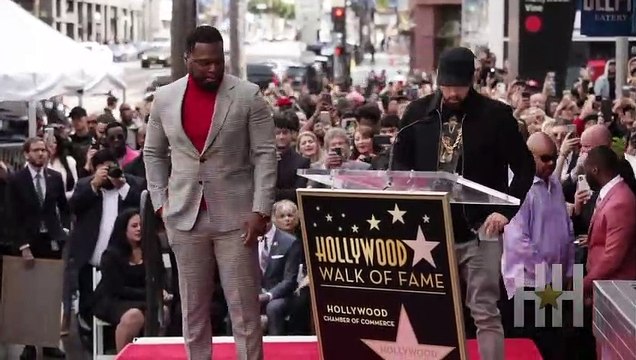 Hommage d'Eminem à 50 Cent pour son étoile à Hollywood !