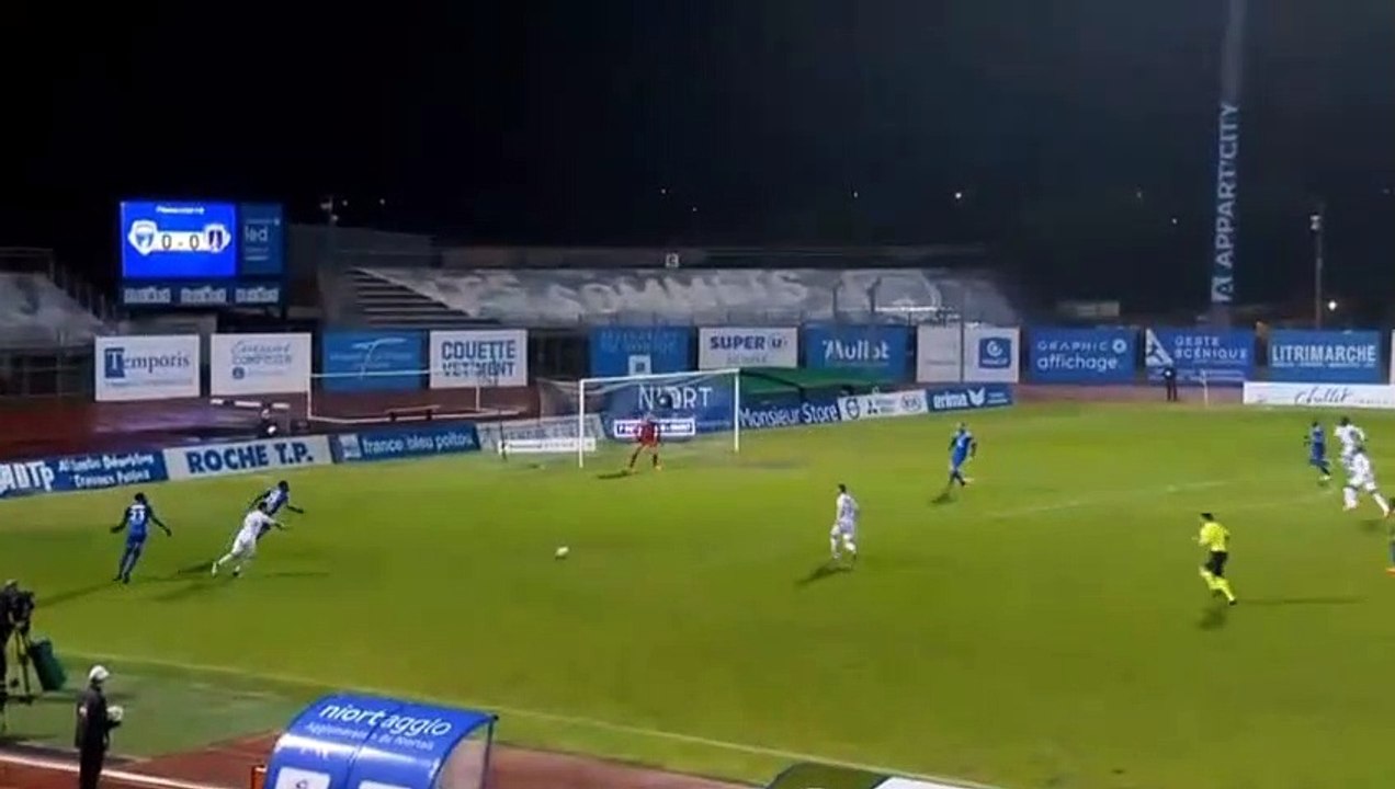Niort 0  - 1 Paris FC Romain Armand Goal 31.01.2020 FRANCE Ligue 2