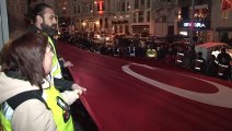 Motosikletlilerden Yunan milletvekiline ‘Türk Bayraklı’ tepki