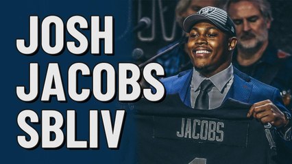 Josh Jacobs at Super Bowl LIV