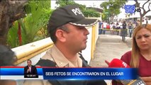 Hallan 6 fetos dentro de frascos en el sur de Guayaquil