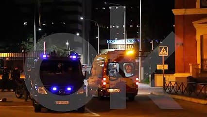 Los repatriados de Wuhan llegan al hospital