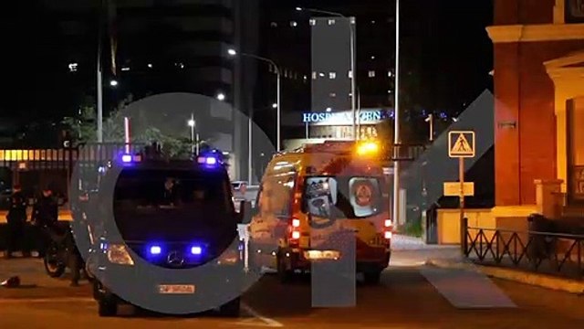 Los repatriados de Wuhan llegan al hospital