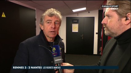 La réaction de Christian Gourcuff après Rennes / Nantes - Ligue 1 Conforama
