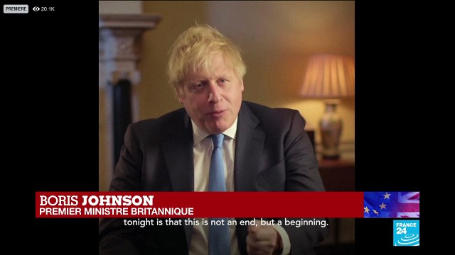 REPLAY - Allocution de Boris Johnson, premier ministre britannique, après la sortie du Royaume-Uni de l'UE