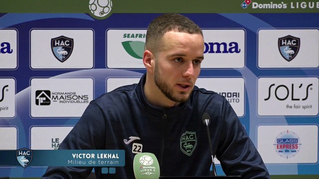 Après HAC - Lens (0-0), réaction de Victor Lekhal