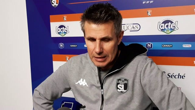 Stade lavallois / Lyon Duchère : Olivier Frapolli