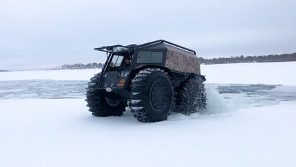 This Amphibious Vehicle Is The Ultimate Icebreaker