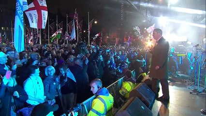 Nigel Farage addresses Leave Means Leave rally