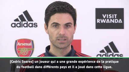 25e j. - Arteta évoque ses 2 recrues du mercato