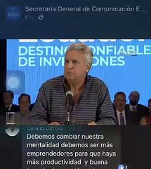 Lenín Moreno minimiza el a coso hacia las mujeres